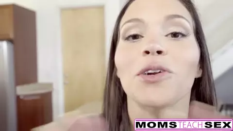 MomsTeachSex - Step Mom Caught Me With My GF And Joins