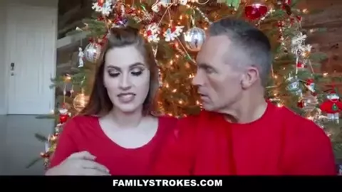 FamilyStrokes - Fucking My Stepdad On Christmas Morning (Niki Snow)