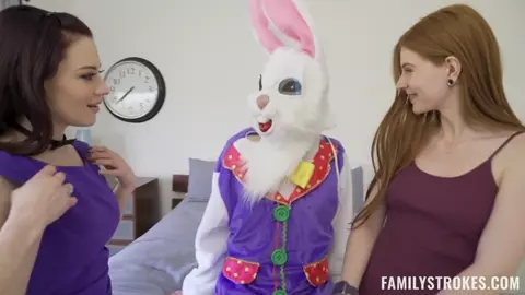 FamilyStrokes – Seducing The Easter Bunny Jane Rogers And Jessica Ryan